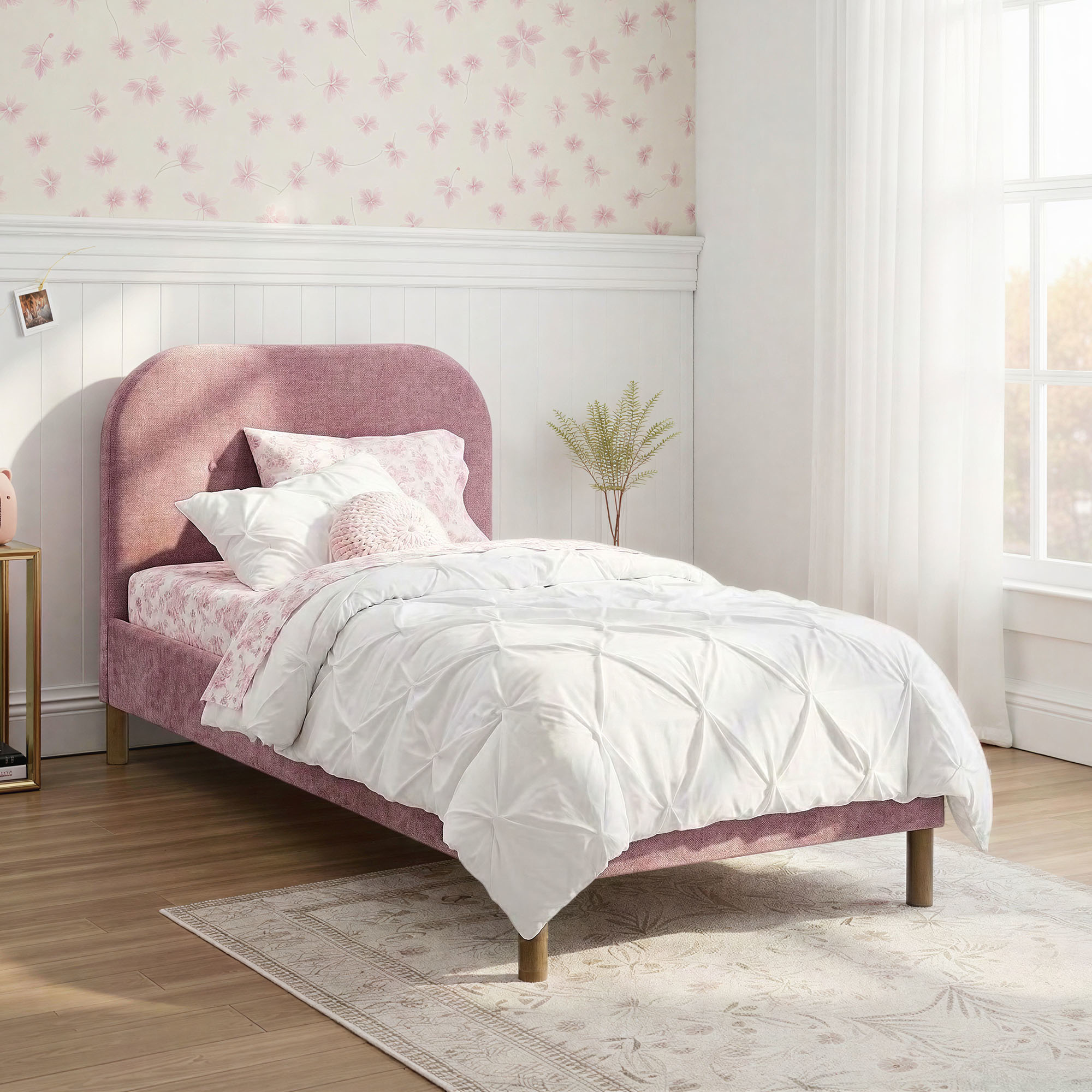 Willa Twin Upholstered Bed - Image 4